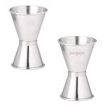 HST32821 Double Sided Stainless Steel Cocktail Jigger With Custom Imprint